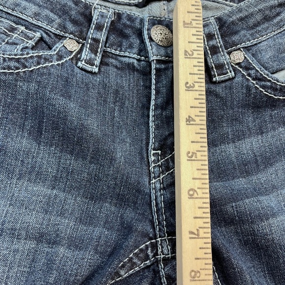 Silver Jeans Co Aiko Boot Cut Womens SZ 28/33‎ Dark Wash Blue Denim - Picture 6 of 7